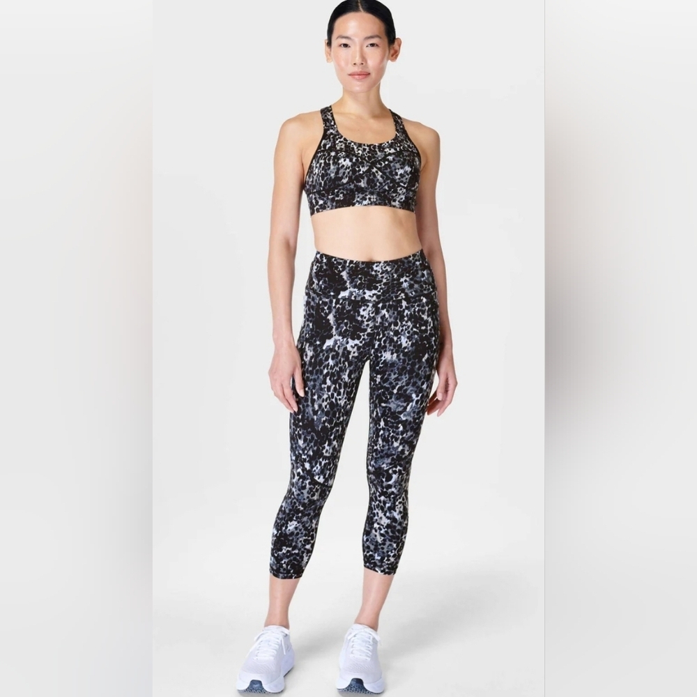 ❤️ SWEATY BETTY POWER CROP LEGGINGS, M/L (8-10)